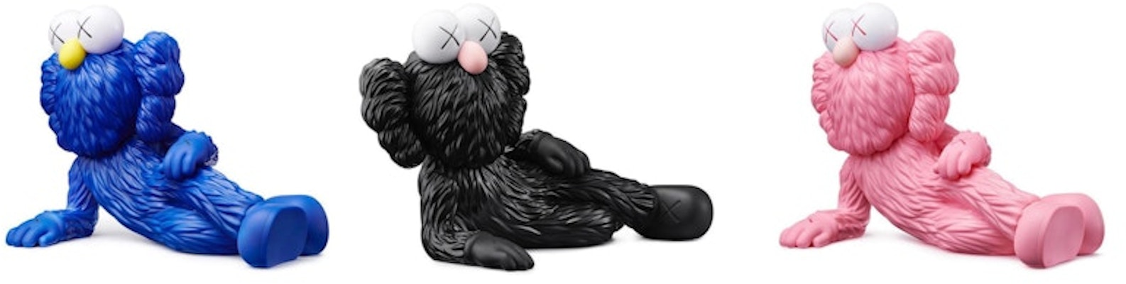 KAWS TIME OFF Vinyl Figure Set 'Blue/Black/Pink' Order KAWS TIME OFF Vinyl Figure Set 'Blue/Black/Pink'