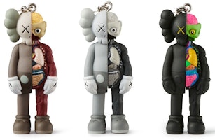 KAWS Tokyo First Flayed Companion Keychain Brown/Gray/Black Set 2021 KAWS Tokyo First Flayed Companion Keychain Brown/Gray/Black Set 2021