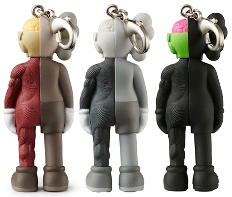 KAWS Tokyo First Flayed Companion Keychain Brown/Gray/Black Set 2021 Order KAWS Tokyo First Flayed Companion Keychain Brown/Gray/Black Set 2021