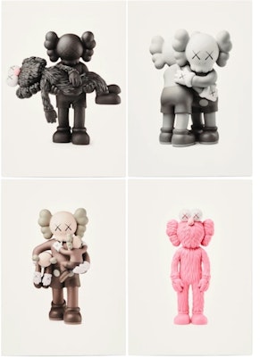 KAWS Vinyl Toys Postcard (Set of 4) Multi Buy KAWS Vinyl Toys Postcard (Set of 4) Multi