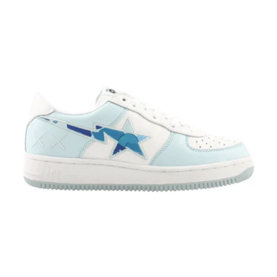 Kaws BAPE Bapesta FS-001 Low 'Light Blue Camo'