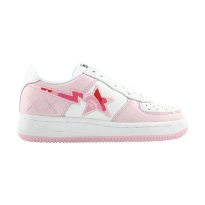 Kaws BAPE Bapesta FS-001 Low 'Pink Camo'