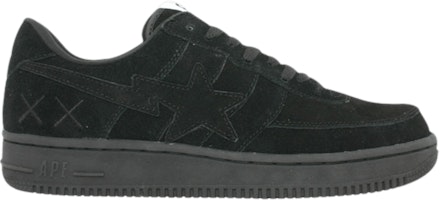 Kaws x BAPE Bapesta FS-029 Low 'Black' 424
