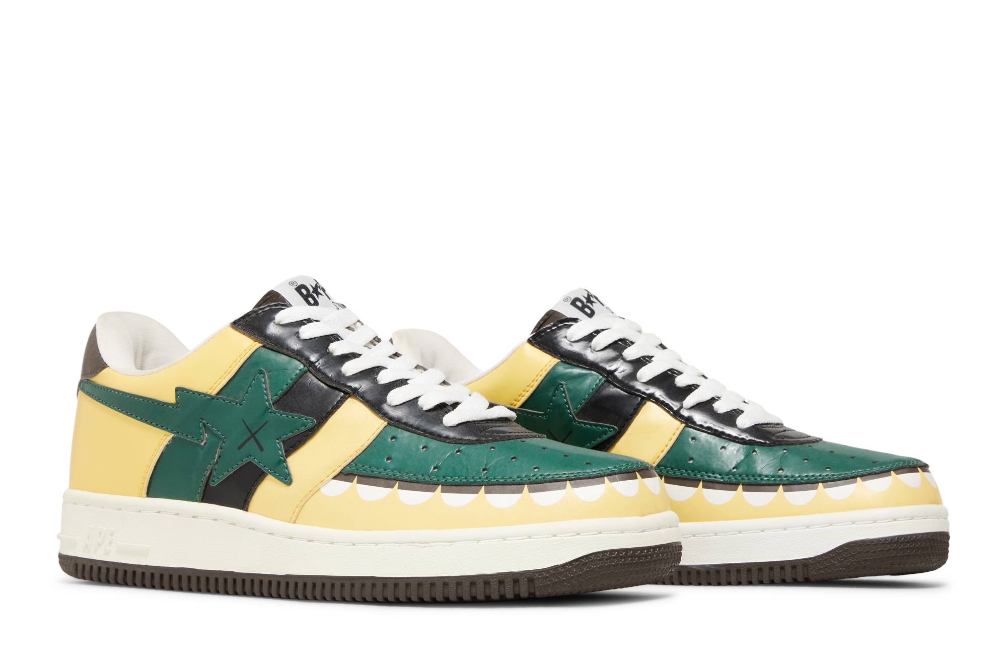 Cheap Kaws x BAPE Bapesta FS-029 Low 'Chompers - Beige' zapatillas. 659