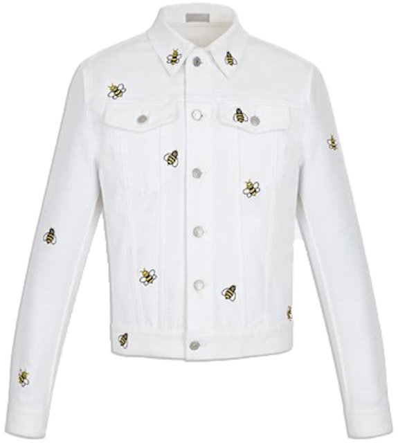 kaws-x-dior-bee-denim-trucker-jacket-white
