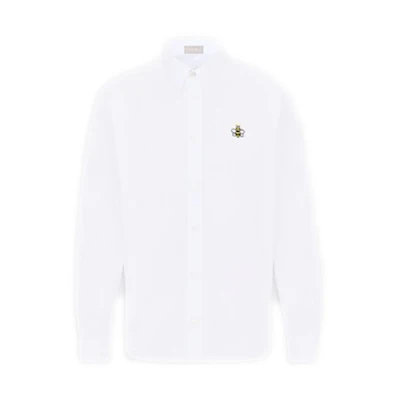 KAWS Dior Bee Long Sleeve Shirt White