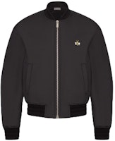 KAWS x Dior Bee Nylon Bomber Jacket Black KAWS x Dior Bee Nylon Bomber Jacket Black