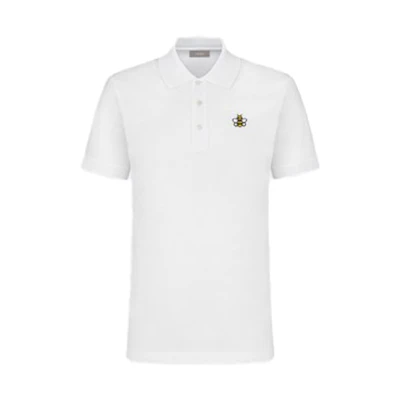 KAWS Dior Bee Polo Shirt White