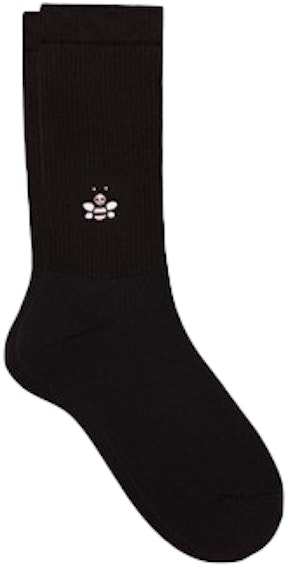 kaws-x-dior-bee-socks-black