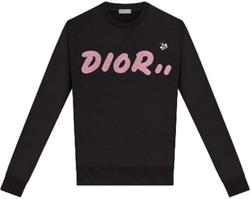 KAWS x Dior Crewneck Sweatshirt Black Buy KAWS x Dior Crewneck Sweatshirt Black