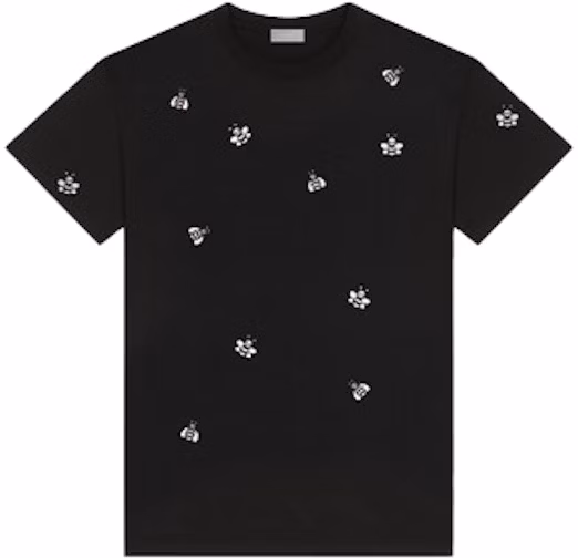 kaws-x-dior-embroidered-bee-t-shirt-black