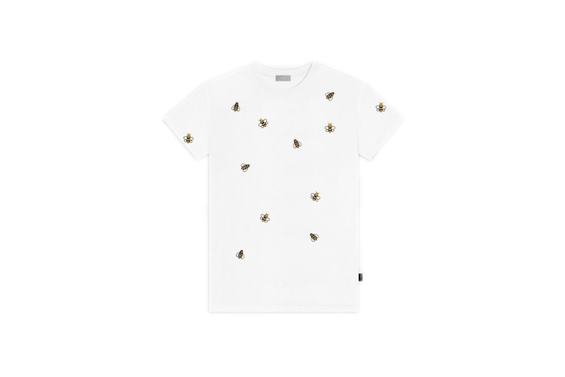 KAWS x Dior Embroidered Bee T-Shirt White
