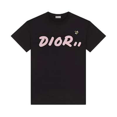 KAWS Dior Logo T-Shirt Black