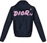 Order KAWS x Dior Nylon Zip Up Hooded Jacket Navy