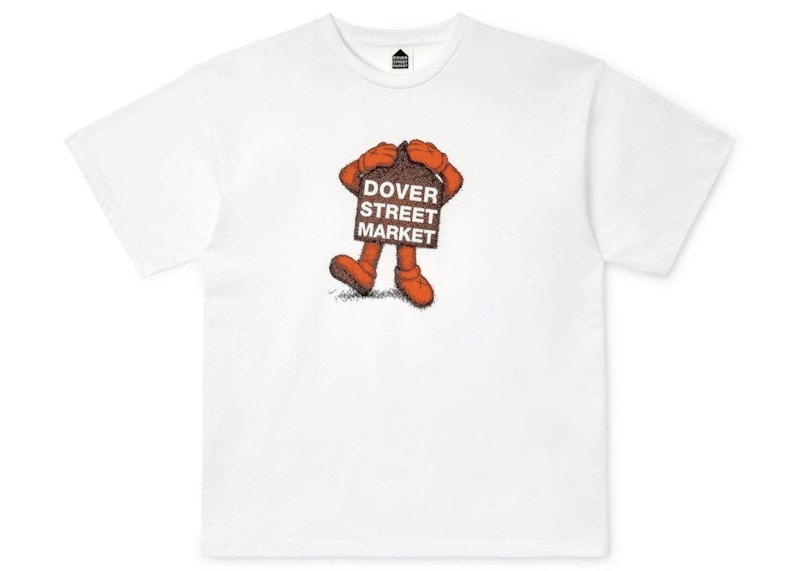 KAWS x Dover Street Market Fluro Rebellion T-Shirt Orange
