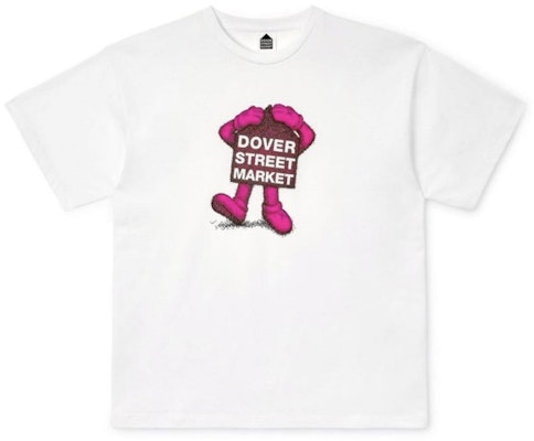 KAWS x Dover Street Market 荧光叛乱粉色T恤 Buy KAWS x Dover Street Market 荧光叛乱粉色T恤