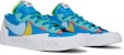 KAWS x sacai x Nike Blazer Rendah 'Neptune Blue' DM7901-400