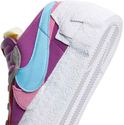 KAWS x sacai x Nike Blazer Low '紫暮' DM7901-500 3
