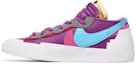 Shop KAWS x sacai x Nike Blazer Low '紫暮' DM7901-500