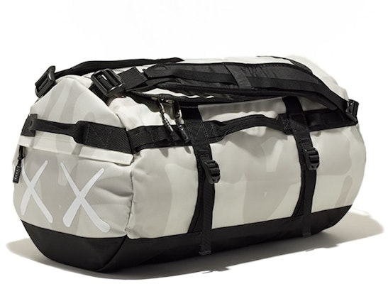 KAWS x The North Face Basecamp Duffel 'Moonlight Ivory' Buy KAWS x The North Face Basecamp Duffel 'Moonlight Ivory'