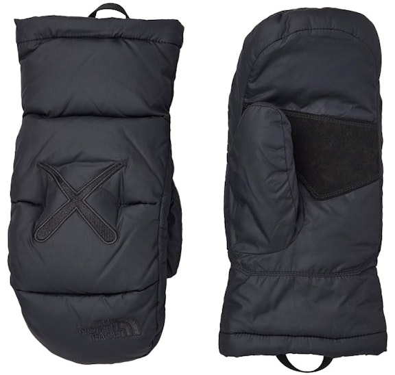 kaws-x-the-north-face-gloves-black