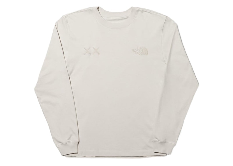 KAWS x The North Face L/S T-shirt 'Moonlight Ivory'