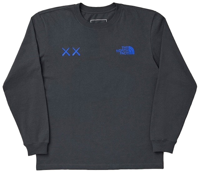 kaws-x-the-north-face-l-s-tee-charcoal-blue