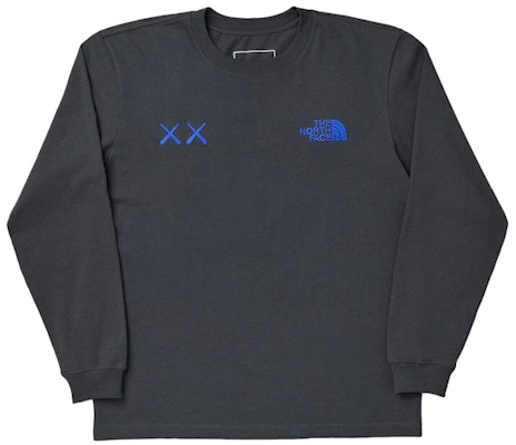 KAWS x The North Face L S Tee 'Charcoal Blue' Buy KAWS x The North Face L S Tee 'Charcoal Blue'