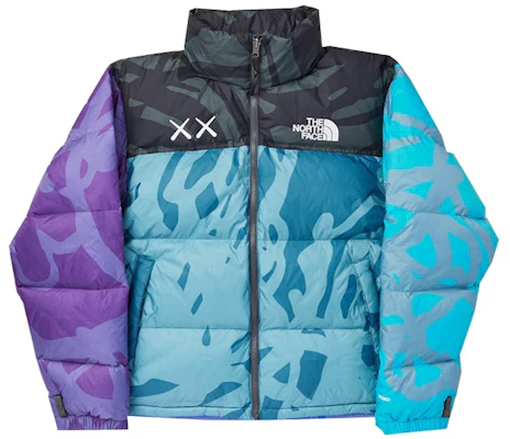 KAWS x The North Face Nuptse Jacket 'Blue Purple' Buy KAWS x The North Face Nuptse Jacket 'Blue Purple'
