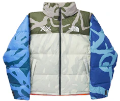 KAWS x The North Face Nuptse Jacket 'Grey Blue' KAWS x The North Face Nuptse Jacket 'Grey Blue'