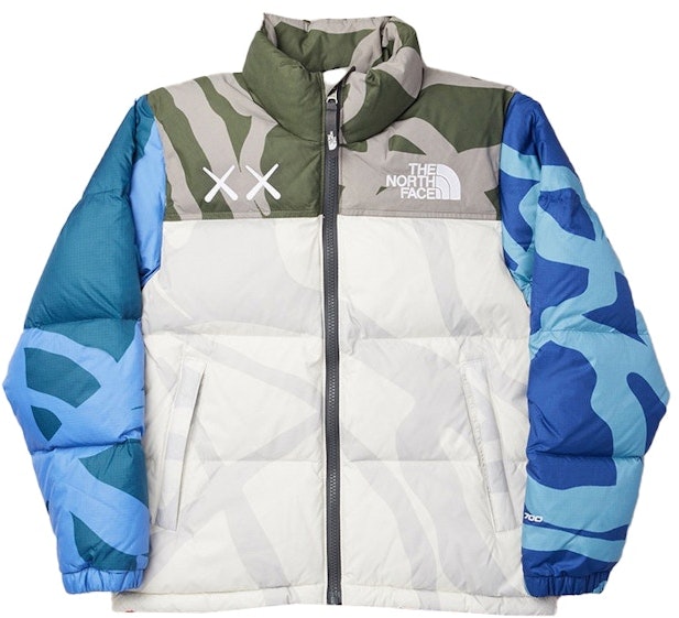 kaws-x-the-north-face-nuptse-jacket-white-green-kids
