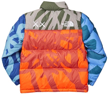 KAWS x The North Face Nuptse Jacket 'White Green' (Kids) Order KAWS x The North Face Nuptse Jacket 'White Green' (Kids)