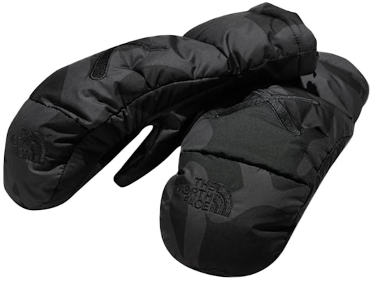 KAWS x The North Face Nuptse Mitt 'Black' Buy KAWS x The North Face Nuptse Mitt 'Black'