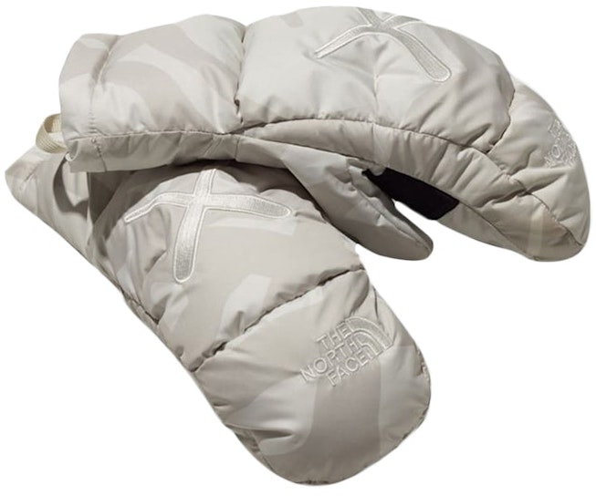 kaws-x-the-north-face-nuptse-mitt-moonlight-ivory