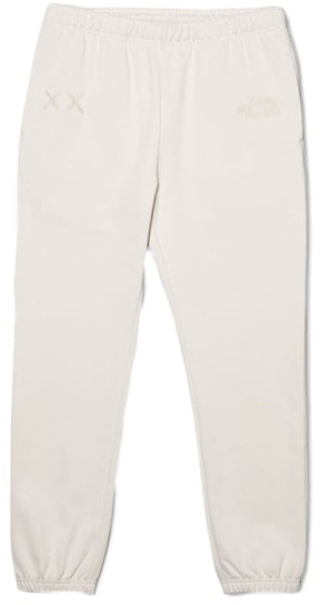 kaws-x-the-north-face-sweatpants-moonlight-ivory