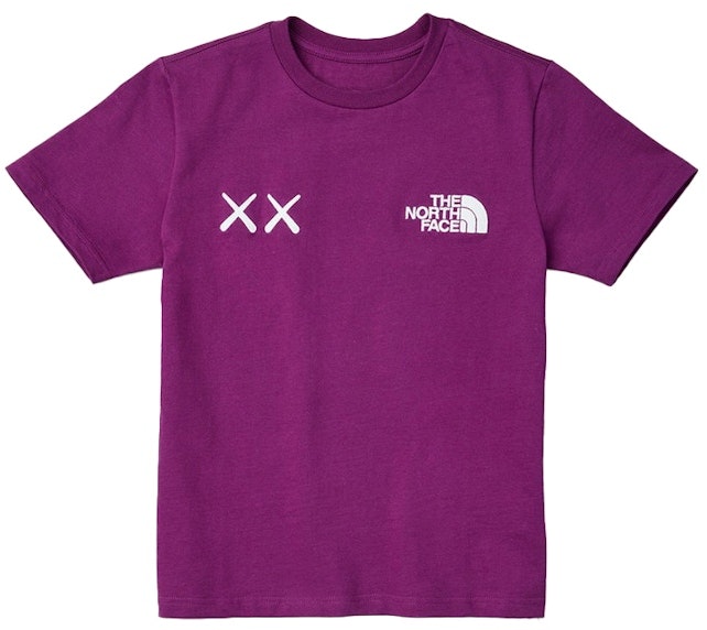 kaws-x-the-north-face-tee-purple-kids