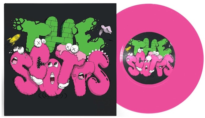 KAWS x Travis Scott The Scotts Vinyl 7" Pink Buy KAWS x Travis Scott The Scotts Vinyl 7" Pink