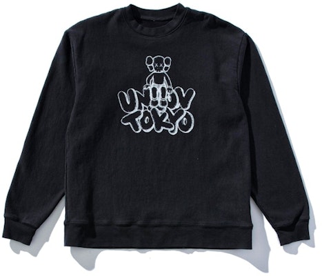 KAWS x Union Tokyo Crewneck Black Buy KAWS x Union Tokyo Crewneck Black