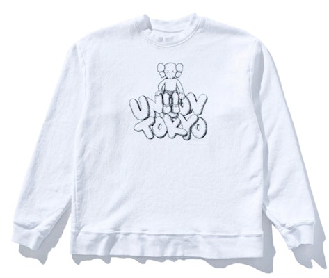 KAWS x Union Tokyo Crewneck White Buy KAWS x Union Tokyo Crewneck White