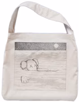 KAWS x Uniqlo Artbook Cover Tote Bag Natural KAWS x Uniqlo Artbook Cover Tote Bag Natural