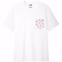 KAWS x Uniqlo BFF Pocket Tee (JP Sizing) White KAWS x Uniqlo BFF Pocket Tee (JP Sizing) White