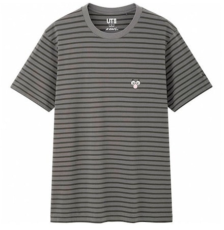 kaws-x-uniqlo-bff-striped-tee-us-sizing-dark-grey