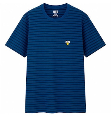 KAWS x Uniqlo BFF Striped Tee Blue Buy KAWS x Uniqlo BFF Striped Tee Blue