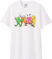 KAWS x Uniqlo Logo Tee (Japanese Sizing) White KAWS x Uniqlo Logo Tee (Japanese Sizing) White