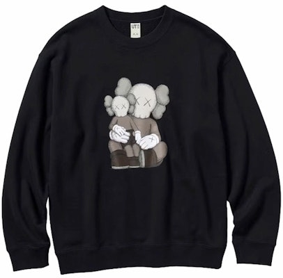 KAWS x Uniqlo Longsleeve Sweatshirt (Asia Sizing) Black Buy KAWS x Uniqlo Longsleeve Sweatshirt (Asia Sizing) Black