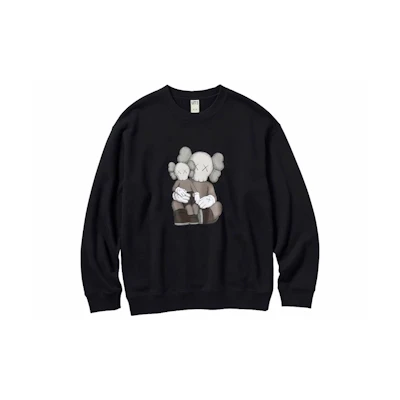 KAWS Uniqlo Longsleeve Sweatshirt (Asia Sizing) Black