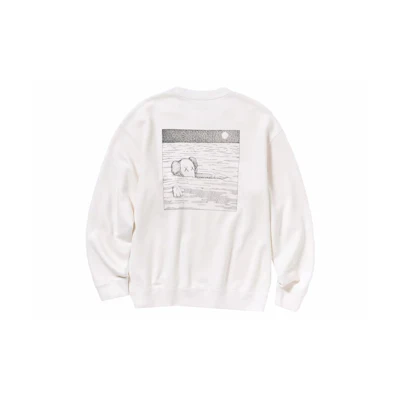 KAWS Uniqlo Longsleeve Sweatshirt Off White