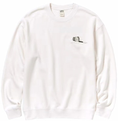 KAWS x Uniqlo Longsleeve Sweatshirt Off White Order KAWS x Uniqlo Longsleeve Sweatshirt Off White