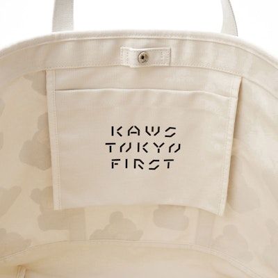 KAWS x Uniqlo Tokyo First Tote Bag Off White Order KAWS x Uniqlo Tokyo First Tote Bag Off White