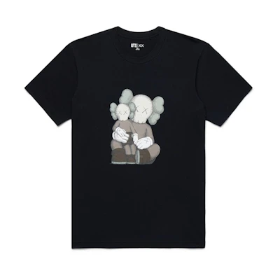 KAWS Uniqlo UT Short Sleeve Graphic T-shirt Black